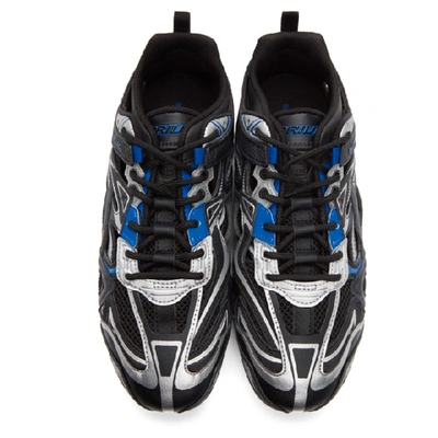 Shop Balenciaga Black & Blue Drive Sneakers In 1041black/