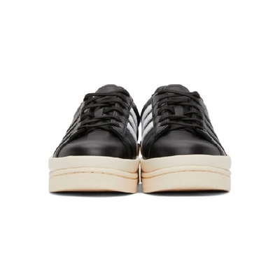 Shop Y-3 Black Hicho Sneakers In Black/black