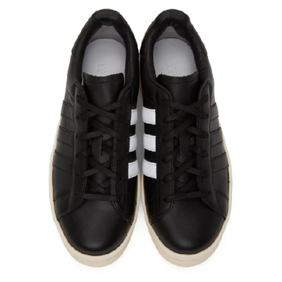 Shop Y-3 Black Hicho Sneakers In Black/black