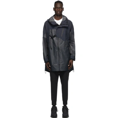 Y-3 Ch1 Terrex Harnessed Technical Hooded Parka In Grey | ModeSens