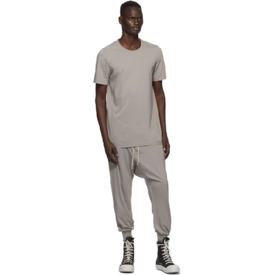 Shop Rick Owens Drkshdw Taupe Level T-shirt In 74 Putty