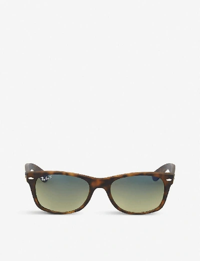 Ray Ban Ray-ban Mens Matte Havana Tortoiseshell Finish Wayfarer Sunglasses Rb2132 52 In Matte Havana