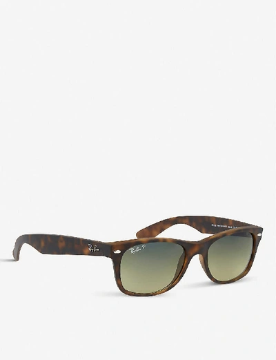 Ray Ban Ray-ban Mens Matte Havana Tortoiseshell Finish Wayfarer Sunglasses Rb2132 52 In Matte Havana
