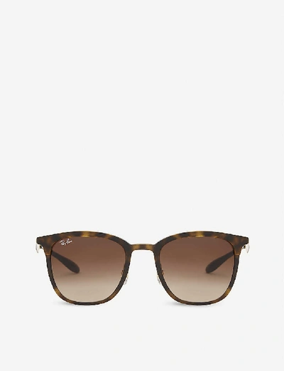 Shop Ray Ban Ray-ban Women's Matte Havana Rb4278 Tortoiseshell Sunglasses