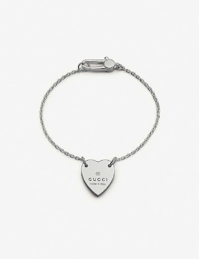 Shop Gucci Women's Silver Trademark Silver Charm Bracelet In Silver (silver)