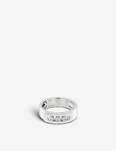 Shop Messika Move Noa 18ct White-gold And Diamond Ring