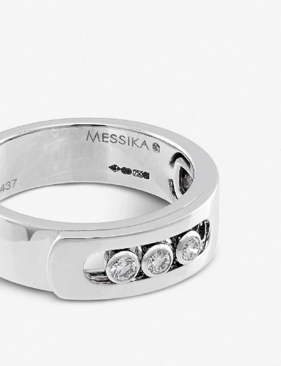 Shop Messika Move Noa 18ct White-gold And Diamond Ring