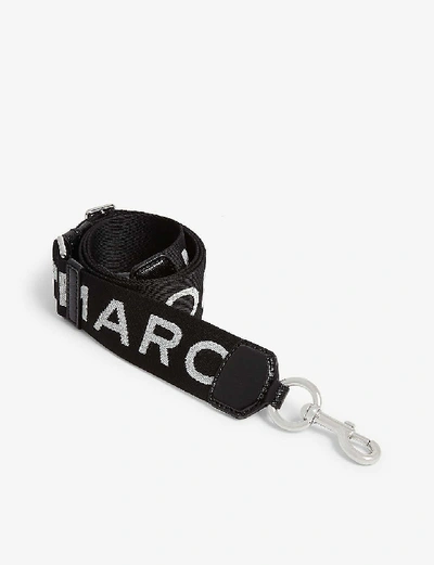 Shop Marc Jacobs Black Multi Webbed Logo Strap