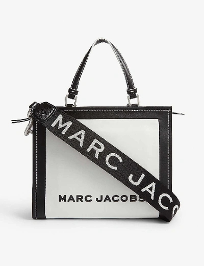 Shop Marc Jacobs Black Multi Webbed Logo Strap