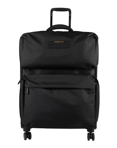 Shop Mandarina Duck Luggage In Black