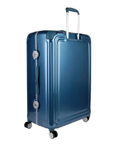 Shop Mandarina Duck Luggage In Pastel Blue