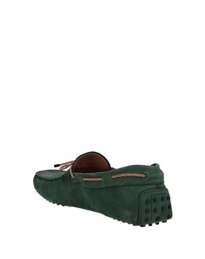 Tod's Loafers In Deep Jade