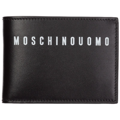 Shop Moschino Men's Wallet Credit Card Bifold In Black