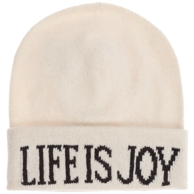 Shop Alberta Ferretti Women's Wool Beanie Hat  Life Is Joy Capsule Collection In Beige