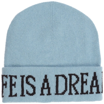 Shop Alberta Ferretti Women's Wool Beanie Hat  Life Is A Dream Capsule Collection In Light Blue