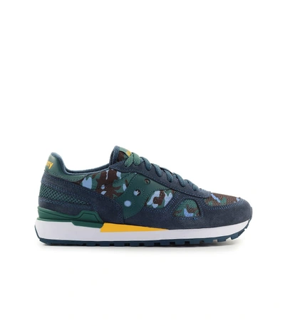 Saucony Shadow Original Camouflage Sneakers In Blue In Denim / Camo |  ModeSens