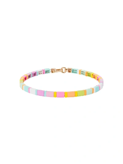 Shop Roxanne Assoulin Neon Lite Choker In Pink