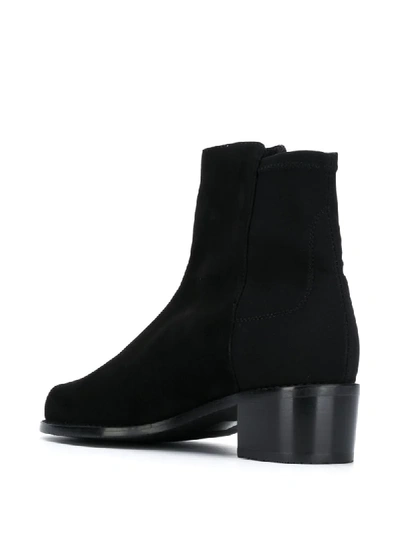 Shop Stuart Weitzman Easyon Reserve Mid-heel Boots In Black