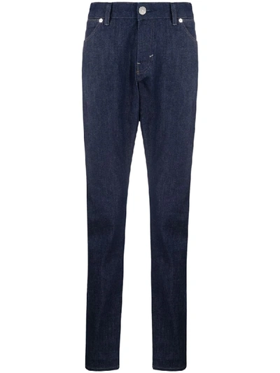 Shop Pt05 Mid-rise Slim Jeans In Blue