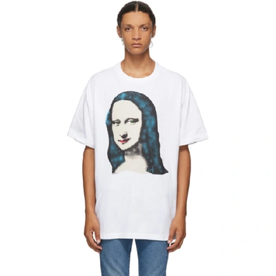 Shop Off-white White Monalisa Pivot T-shirt