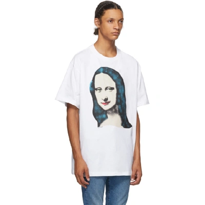 Shop Off-white White Monalisa Pivot T-shirt