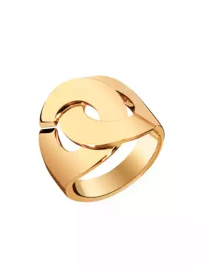 Shop Dinh Van Menottes R16 18k Yellow Gold Handcuff Ring