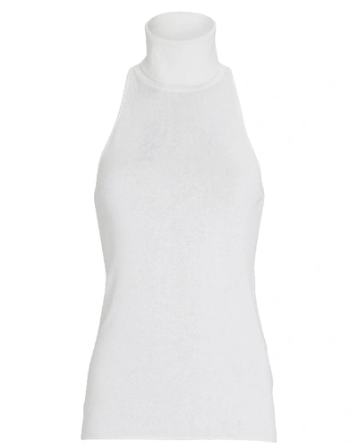 Shop A.l.c Paltrow Sleeveless Turtleneck Top In White