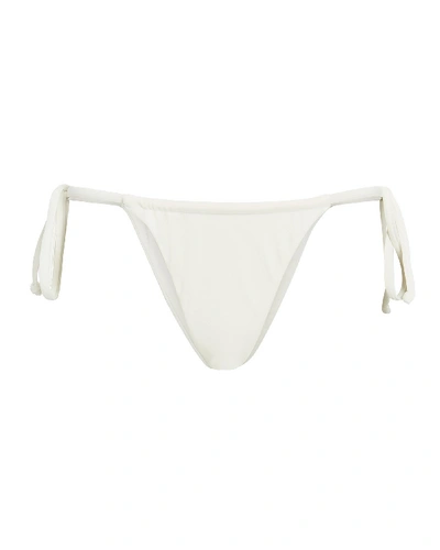 Shop Devon Windsor Hannah Tie Bikini Bottoms In White