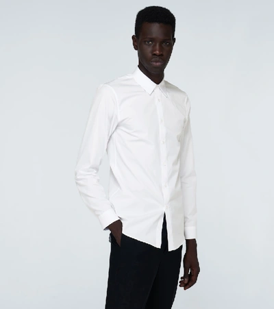 Shop Jil Sander Cotton Poplin Shirt In White