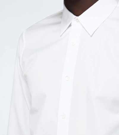 Shop Jil Sander Cotton Poplin Shirt In White