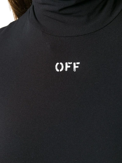 Shop Off-white Women's Black Polyester T-shirt