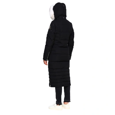 Shop Moose Knuckles Women's Black Polyamide Outerwear Jacket