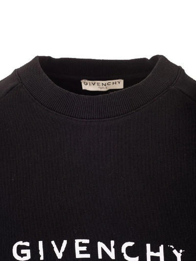 Shop Givenchy Women's Black Cotton Sweatshirt