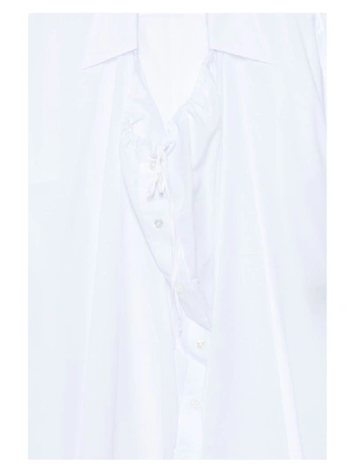 Shop Ann Demeulemeester Women's White Cotton Shirt