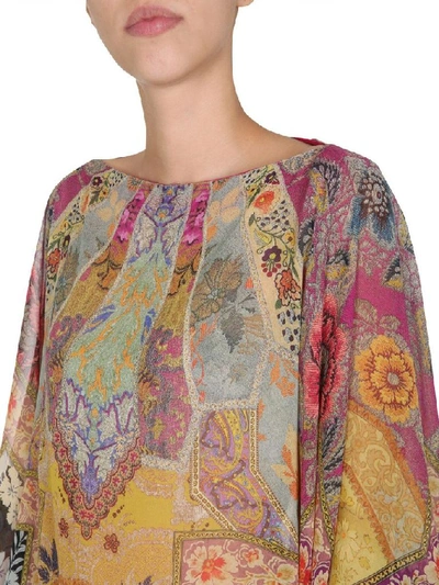 Shop Etro Women's Multicolor Silk Blouse