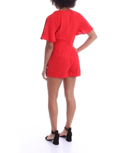 Shop Molly Bracken Women's Red Polyester Jumpsuit