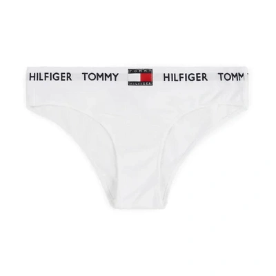 Shop Tommy Hilfiger Women's White Cotton Brief