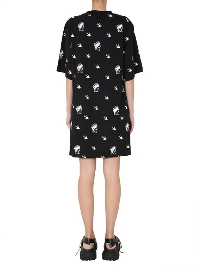 Shop Mcq By Alexander Mcqueen Women's Black Cotton Dress