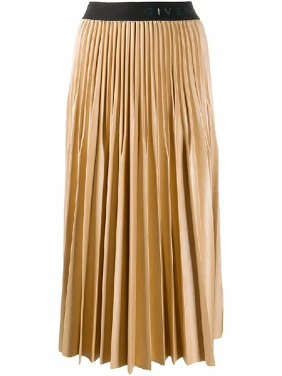 Shop Givenchy Women's Beige Polyester Skirt