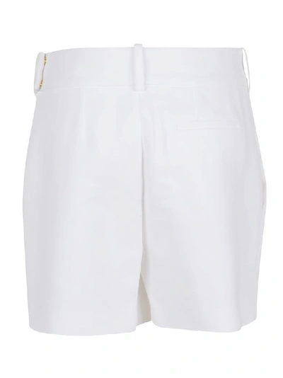 Shop Alexandre Vauthier Women's White Cotton Shorts