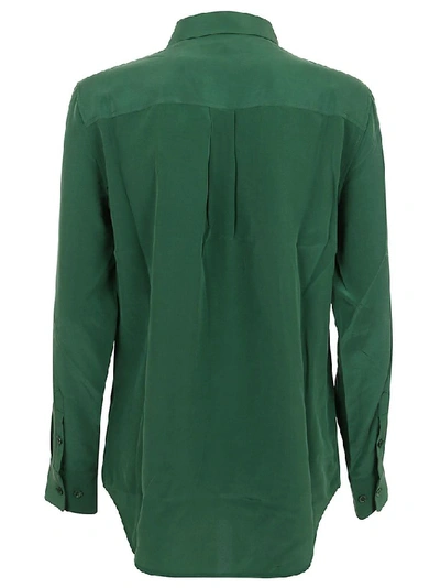 Shop Equipment Women's Green Silk Shirt