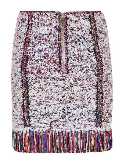 Shop Balmain Women's Multicolor Viscose Skirt
