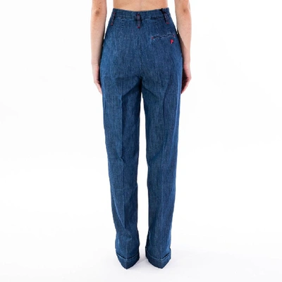 Shop Philosophy Women's Blue Cotton Jeans