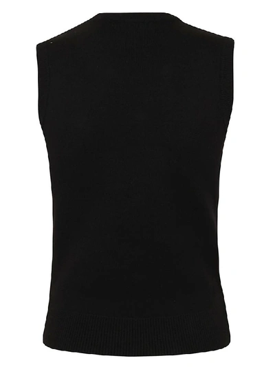 Shop Paco Rabanne Women's Black Wool Tank Top