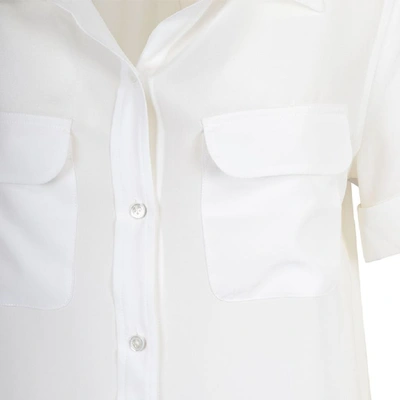 Shop Equipment Women's White Silk Shirt