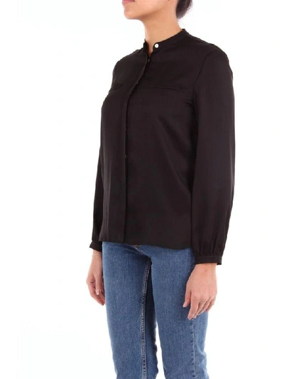 Shop Barba Women's Black Cotton Shirt