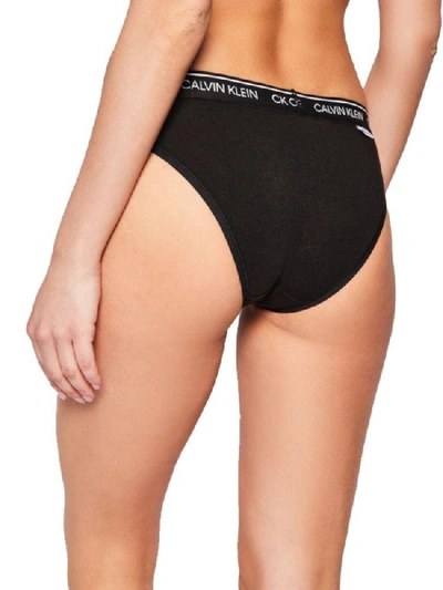 Shop Calvin Klein Underwear Women's Black Cotton Brief