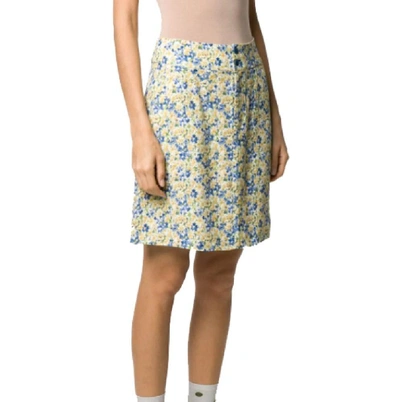 Shop Apc A.p.c. Women's Multicolor Viscose Skirt
