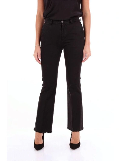 Shop People Women's Black Cotton Pants