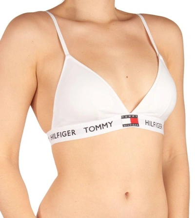 Shop Tommy Hilfiger Women's White Cotton Bra